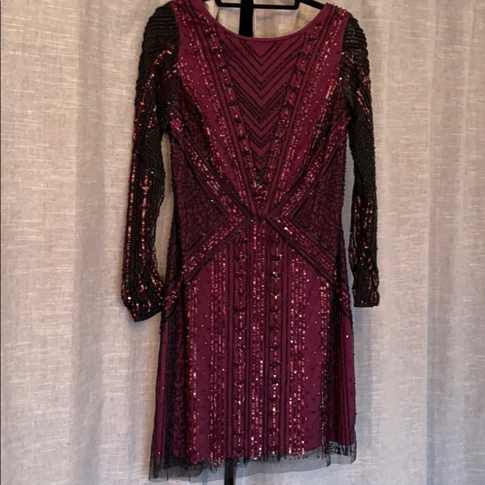 Aidan Mattox beaded cocktail dress, Sz: 12